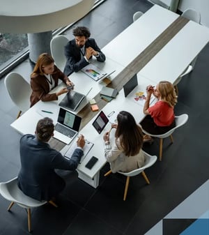 Business professionals meeting